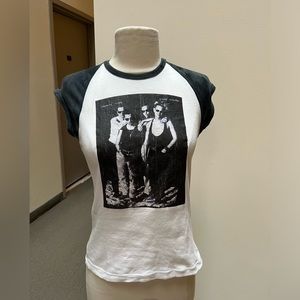 Classic Girl M Depeche Mode World Violation cap sleeve raglan tee